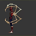 Detailed Spider Man Red And Gold Suit With Mechanical Arms Design