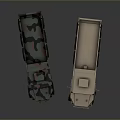 Two Military Armored Tanks In Camouflage And Beige Color With Heavy Duty Design