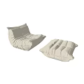 Modern Nordic Lazy Sofa 3d model