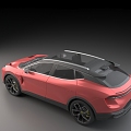 Car sports car Racing 3d model