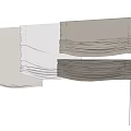 Multiple Styles Linen Curtains in Gray and White with Pleated Design