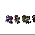 Cute Superhero Plush Dolls Collection With Various Popular Hero Characters