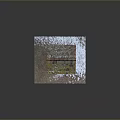 Miniature Well Model With Colorful Tile Roof And Green Frog Statue On Snowy Grass Base