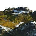 Landscape Mountain Outdoor Landscape 3d model