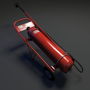 Modern fire extinguisher 3d model