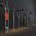 Solar Powered Outdoor Lights With Various Modern Designs And Street Lamp Styles