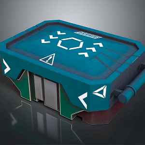 Science Fiction Box Science Fiction Box Military Box Password Box Military Supplies Science Fiction Supplies Science Fiction Password Box 3d model