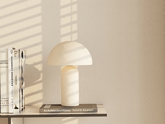 Modern table lamp ornaments combination 3d model