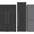 Modern Stainless Steel Refrigerators And Freezers For Home Kitchen Appliances