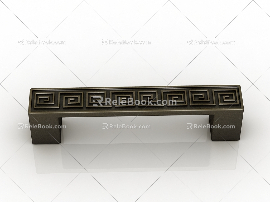 Modern hardware handle 3d model