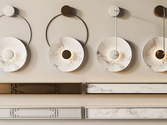 New Chinese Wall Lamp 3d model