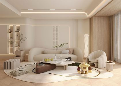 The Silent Living Room 3d model