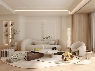 The Silent Living Room 3d model