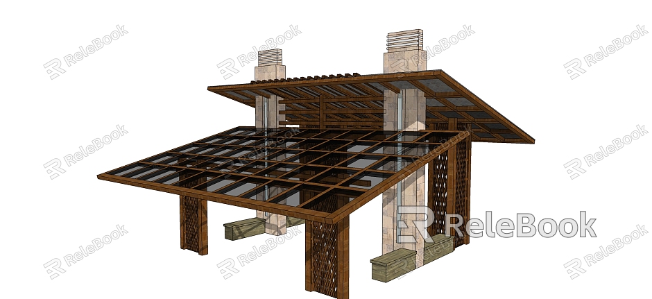 New Chinese Pavilion model