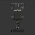 Black Home Office Chair With Ergonomic Backrest And Stable Base Design