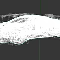 Shiny Silver Sports Car With Modern Sleek Design And Aerodynamic Body