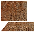 New Chinese Style Simple Carpet 3d model