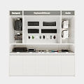 Electronic equipment display cabinet 3d model