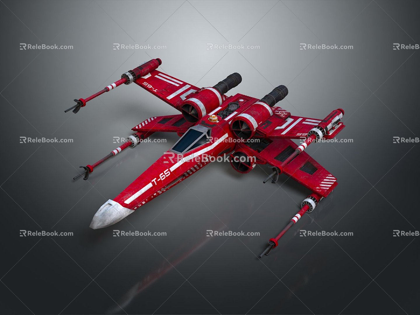 Modern Fighter Fighter Fighter Sci-fi Fighter 3d model