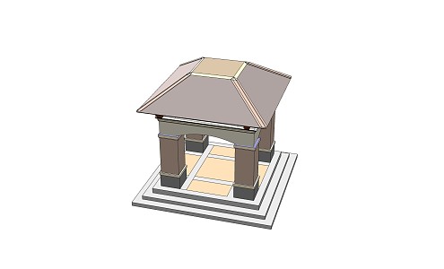 Jane Ou Pavilion 3d model