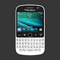 BlackBerry Mobile Phone With Physical Keyboard And App Icons On Screen