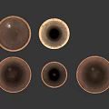 Handcrafted Ceramic Sculpture Carving With Earthy Rustic Plates Bowls And Vessels