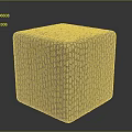 Wood Stone Textured Decorative Cube With Intricate Pattern Design And Smooth Surface