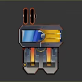 Modern Sci-Fi Equipment Sci-Fi Items Sci-Fi Components High-Tech Components 3d model