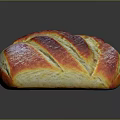 Freshly Baked Artisan Bread With Golden Brown Crust And Soft Interior