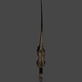 Realistic Dinosaur Game Movie Character 3D Model With Striped Skin And Standing Posture