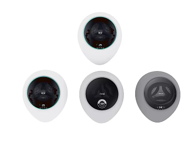 Modern Compact Washing Machines With Sleek Design And Multiple Color Options 3d model