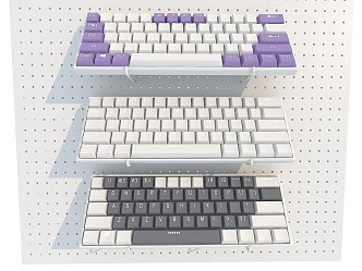 modern keyboard computer keyboard 3d model