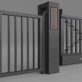 Metal Railing Gates With Various Styles Different Colors And Design Options 3d model