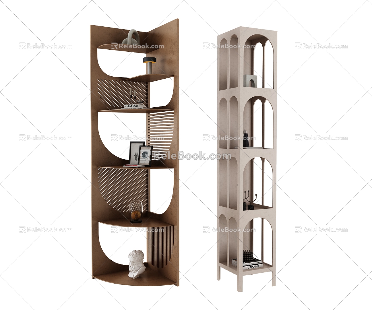 Corner Cabinet Storage Rack 3d model