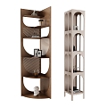 Corner Cabinet Storage Rack 3d model