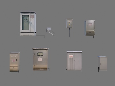 Control cabinet pressure transformer terminal box detection device press box electric cabinet electric control cabinet electric box 3d model