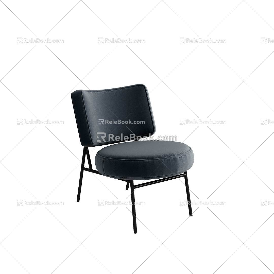 Minismal Restaurant Dining Chair 3d model