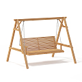 Nordic Swing Rocking Chair Outdoor Chair Park Chair Swing Chair Landscape Chair 3d model