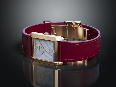 Modern Watch Ladies Watch 3d model