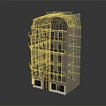 Brick Exterior Residential Building With Multiple Floors Balconies Dark Roof And White Base
