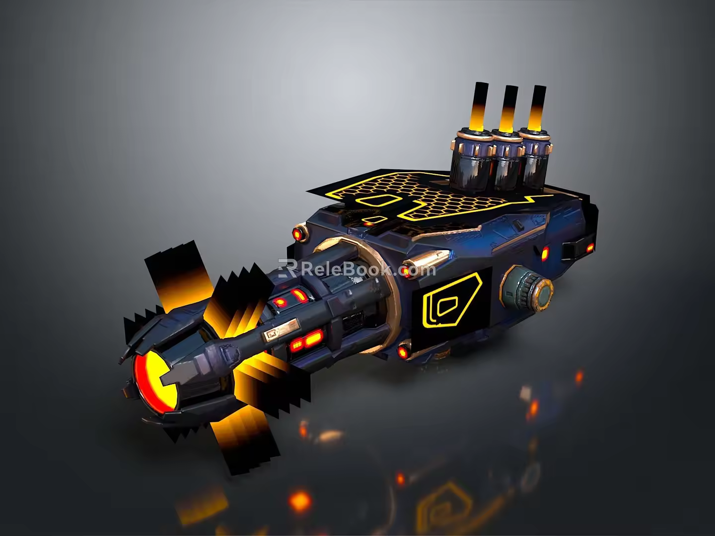 Science Fiction Firearms Next Generation Firearms Science Fiction Game Gun Game Firearms Game Gun Concept Gun Laser Gun 3d model