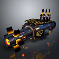 Science Fiction Firearms Next Generation Firearms Science Fiction Game Gun Game Firearms Game Gun Concept Gun Laser Gun 3d model