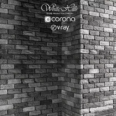 Brick Wall Visualization Rendered By Corona And V-Ray For Interior Design 3d model