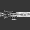 Modern Tactical Rifle With Black Finish Detailed Mechanical Parts And Ergonomic Grip Design