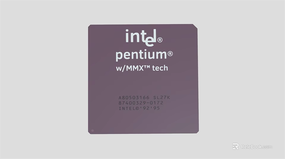 Intel Pentium Processor With MMX Technology For Industrial Equipment Applications 3d model 