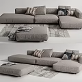 Modern Multiplayer Sofa 3d model