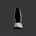 Elegant Silver High Heels Featuring Pointed Toe Shiny Stiletto Heel And Glossy Design