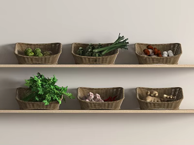 Modern Vegetables 3d model