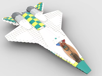 LEGO Toys Building Blocks Cosmic Fighters Cosmic Fighters Sci-fi Fighters Sci-fi Fighters 3d model