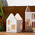 Tree Shaped Wooden Bookshelves With Various Books And Small Decorative Ornaments